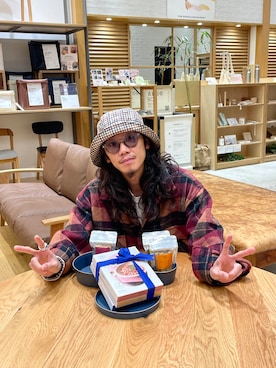 「アイテム（食器/キッチン）」を使った、Treeさん（メンズ・168cm）の秋コーディネート