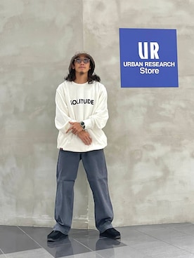 「URBAN RESEARCH Sonny Label（アーバンリサーチサニーレーベル）のアイテム（ハット）」を使った、Treeさん（メンズ・168cm）の秋コーディネート