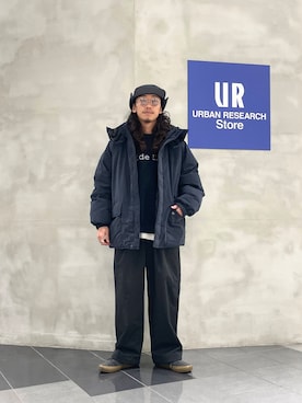 「クリスマス」｜「アイテム（キャップ）」を使った、Treeさん（メンズ・168cm）の冬コーディネート