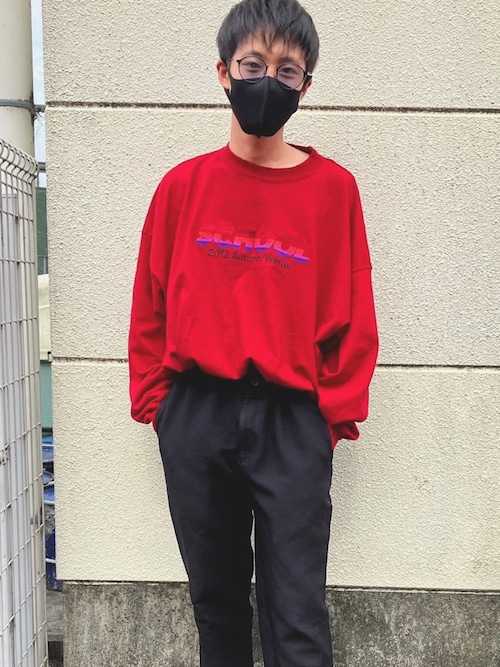 DAIRIKU woodstock スウェット ダイリク×ピーナッツ、“ウッドストック”を描いたヴィンテージ風