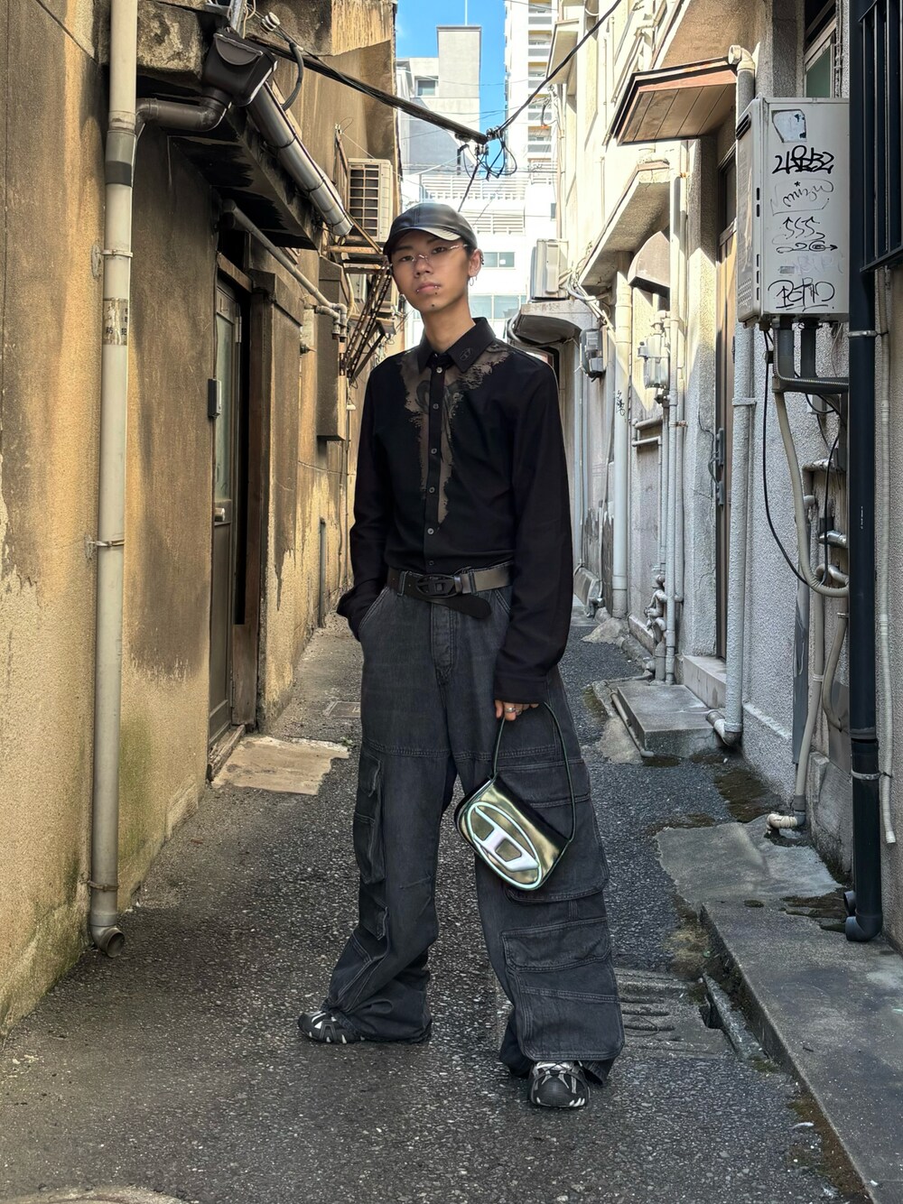 DIESEL（ディーゼル）の「レディース デニム カーゴパンツ