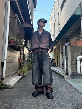 「DIESEL（ディーゼル）のアイテム」を使った、秋月さん（メンズ・174cm）の夏コーディネート