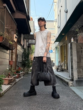 秋月さん(メンズ・174cm)の夏コーディネート