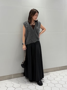 「アイテム（ニット/セーター）」を使った、doudouyukieさん（レディース・153cm・20代）の秋コーディネート