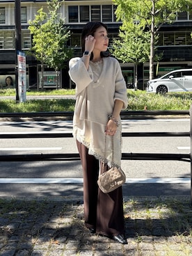 「アイテム（キャミソール）」を使った、doudouyukieさん（レディース・153cm・30代）の秋コーディネート