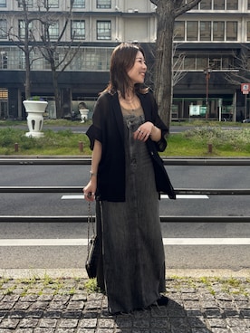 「DouDou（ドゥドゥ）のアイテム」を使った、doudouyukieさん（レディース・153cm）の春コーディネート