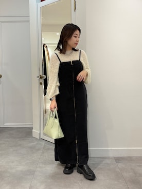 「DouDou（ドゥドゥ）のアイテム」を使った、doudouyukieさん（レディース・153cm）の冬コーディネート