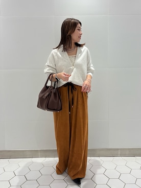 「アイテム（パンツ）」を使った、doudouyukieさん（レディース・153cm）の秋コーディネート