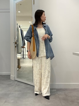 「DouDou（ドゥドゥ）のアイテム」を使った、doudouyukieさん（レディース・153cm）の春コーディネート