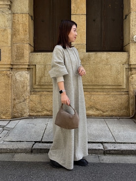 「アイテム（ワンピース/ドレス）」を使った、doudouyukieさん（レディース・153cm・30代）の秋コーディネート