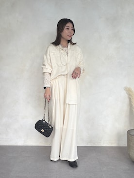 「DouDou（ドゥドゥ）のアイテム」を使った、doudouyukieさん（レディース・153cm）の冬コーディネート