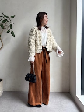 「アイテム（その他アウター）」を使った、doudouyukieさん（レディース・153cm・30代）の秋コーディネート