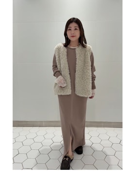 「アイテム（ローファー）」を使った、doudouyukieさん（レディース・153cm・30代）の秋コーディネート