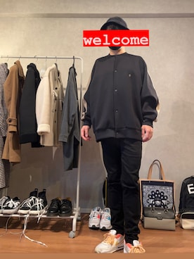 「CONVERSE TOKYO（コンバーストウキョウ）のアイテム（ジャケット/アウター）」を使った、Welcome Clubさん（メンズ・168cm）の冬コーディネート