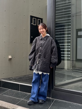 「アイテム（その他アウター）」を使った、YURIさん（レディース・153cm）の秋コーディネート