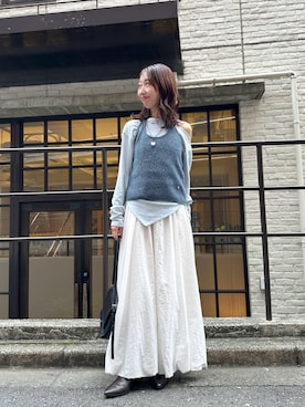 「mystic（ミスティック）のウエスタンブーツ（ブーツ）」を使った、YURIさん（レディース・153cm）の秋コーディネート