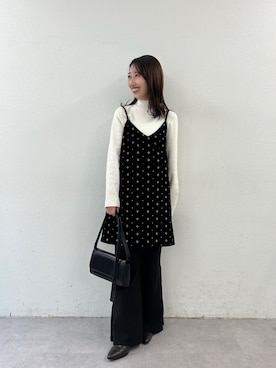 「mystic（ミスティック）のウエスタンブーツ（ブーツ）」を使った、YURIさん（レディース・153cm）の秋コーディネート