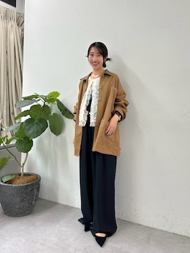 「アイテム（その他アウター）」を使った、YURIさん（レディース・153cm）の夏コーディネート