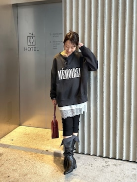 「mline（エムライン）のアイテム」を使った、YURIさん（レディース・153cm）の秋コーディネート
