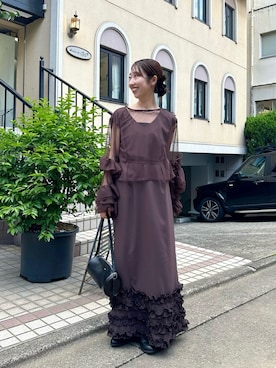 YURIさん（骨格ウェーブ・レディース・153cm）の秋コーディネート