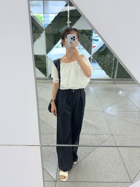 「mystic（ミスティック）のアイテム」を使った、YURIさん（骨格ウェーブ・レディース・153cm）の夏コーディネート