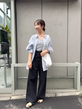 「mystic（ミスティック）のアイテム」を使った、YURIさん（骨格ウェーブ・レディース・153cm）の夏コーディネート