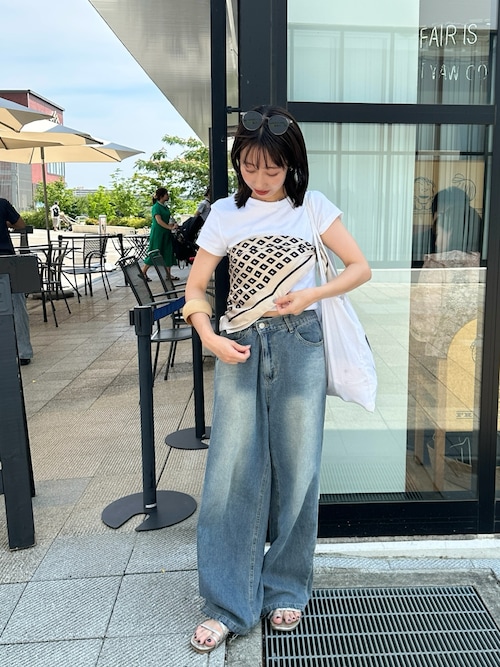 Amazon.co.jp: GERINLY ヴィンテージ シルク感 スクエアスカーフ