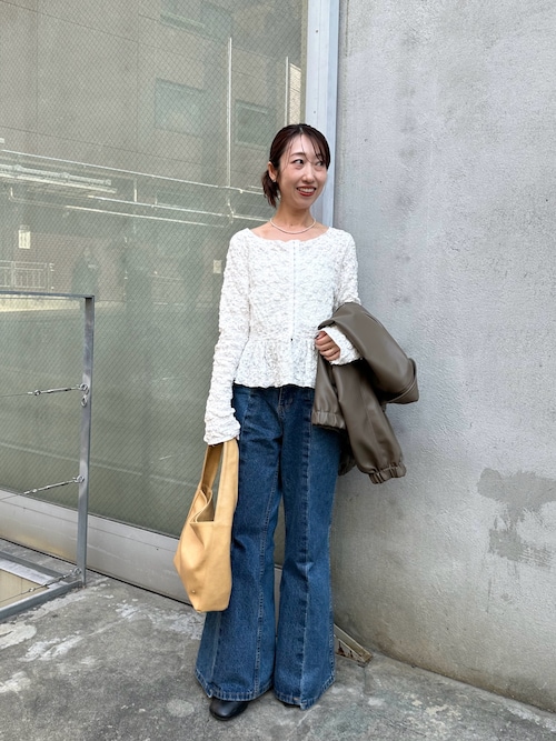 bolan似 フレアデニム Shinzone｜フレア デニム ジーンズ パンツ ボトムス 23SMSPA01