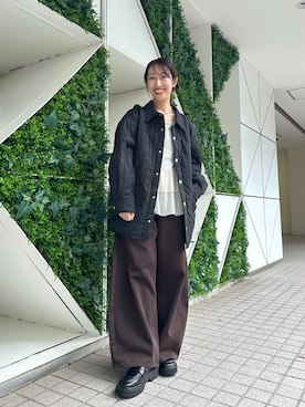 「アイテム（その他アウター）」を使った、YURIさん（レディース・153cm）の秋コーディネート
