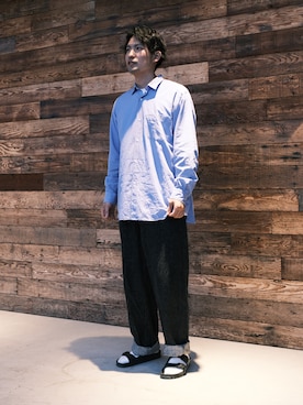 「コモリシャツ」｜kさん（メンズ・177cm）の秋コーディネート