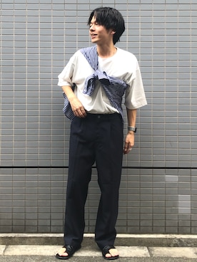 かみやんさん(メンズ・174cm)の夏コーディネート