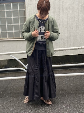「CIAOPANIC TYPY（チャオパニックティピー）のアイテム（その他シューズ）」を使った、てりおさん（レディース・162cm）の夏コーディネート
