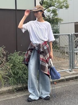 「アイテム（帽子）」を使った、てりおさん（レディース・162cm）の秋コーディネート