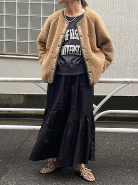 「CIAOPANIC TYPY（チャオパニックティピー）のアイテム（その他シューズ）」を使った、てりおさん（レディース・162cm）の夏コーディネート