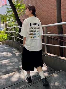 「CIAOPANIC TYPY（チャオパニックティピー）のアイテム（パンツ）」を使った、てりおさん（レディース・162cm）の夏コーディネート