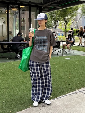 「着回しコーデ」｜てりおさん（レディース・162cm）の夏コーディネート