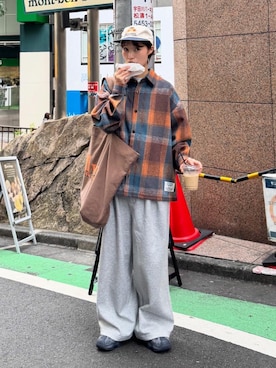 「アイテム（シャツ/ブラウス）」を使った、てりおさん（レディース・162cm）の秋コーディネート