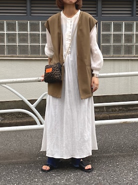 「CIAOPANIC TYPY（チャオパニックティピー）のアイテム（セットアップ）」を使った、てりおさん（レディース・162cm）の夏コーディネート