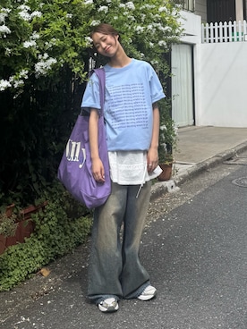 「アイテム（パンツ）」を使った、てりおさん（レディース・162cm）の夏コーディネート