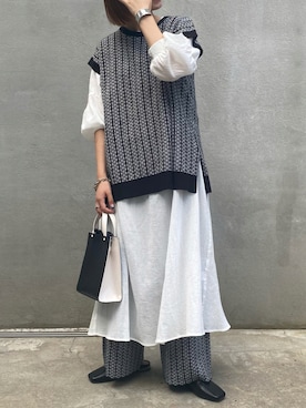 「CIAOPANIC TYPY（チャオパニックティピー）のアイテム（その他シューズ）」を使った、てりおさん（レディース・162cm）の夏コーディネート