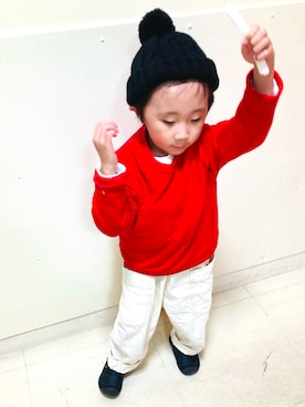 「アイテム（その他）」を使った、ＴＯＵＲＩさん（キッズ・90cm）の冬コーディネート