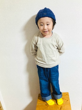 「アイテム（その他）」を使った、ＴＯＵＲＩさん（キッズ・90cm）の秋コーディネート