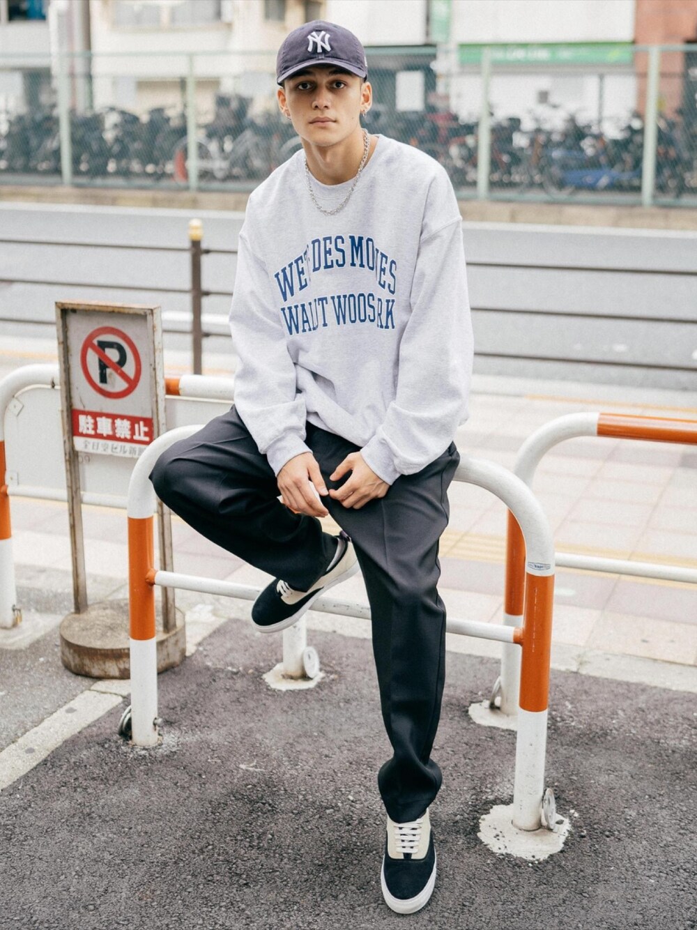 50s スラックスとスウェット Ressaca staff(Ressaca)｜Ressacaのスウェットを使ったコーディネート