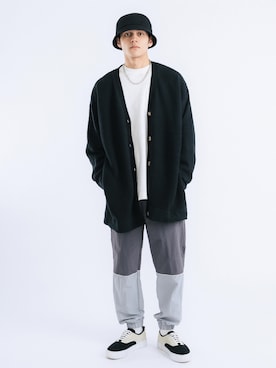 「BAD BOY（バッドボーイ）のアイテム」を使った、Ressaca staffさん（メンズ・175cm）の冬コーディネート