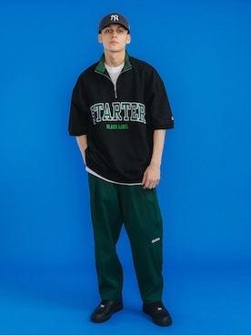 「STARTER BLACK LABEL（スターターブラックレーベル）のアイテム（Tシャツ/カットソー）」を使った、Ressaca staffさん（メンズ・175cm）の夏コーディネート