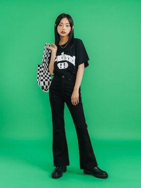 「フレアデニム」｜Ressaca staffさん（レディース・163cm）の春コーディネート