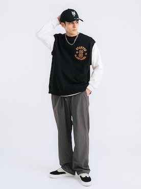 「STARTER BLACK LABEL(スターターブラックレーベル)のアイテム」を使った、Ressaca staffさん(メンズ・175cm)の春コーディネート