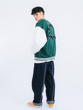 「ストリートファッション」｜「アイテム（スタジャン）」を使った、Ressaca staffさん（メンズ・175cm）の春コーディネート