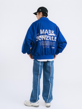 「ストリートファッション」｜「アイテム（MA-1）」を使った、Ressaca staffさん（メンズ・175cm）の春コーディネート