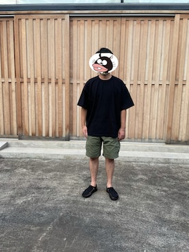 「WISM（ウィズム）のアイテム」を使った、うなぎさん（メンズ・169cm）の夏コーディネート